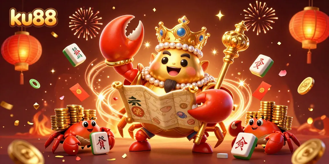 Experience the thrill of ku88 with this vibrant 3D illustration showcasing gaming excitement and rich rewards.