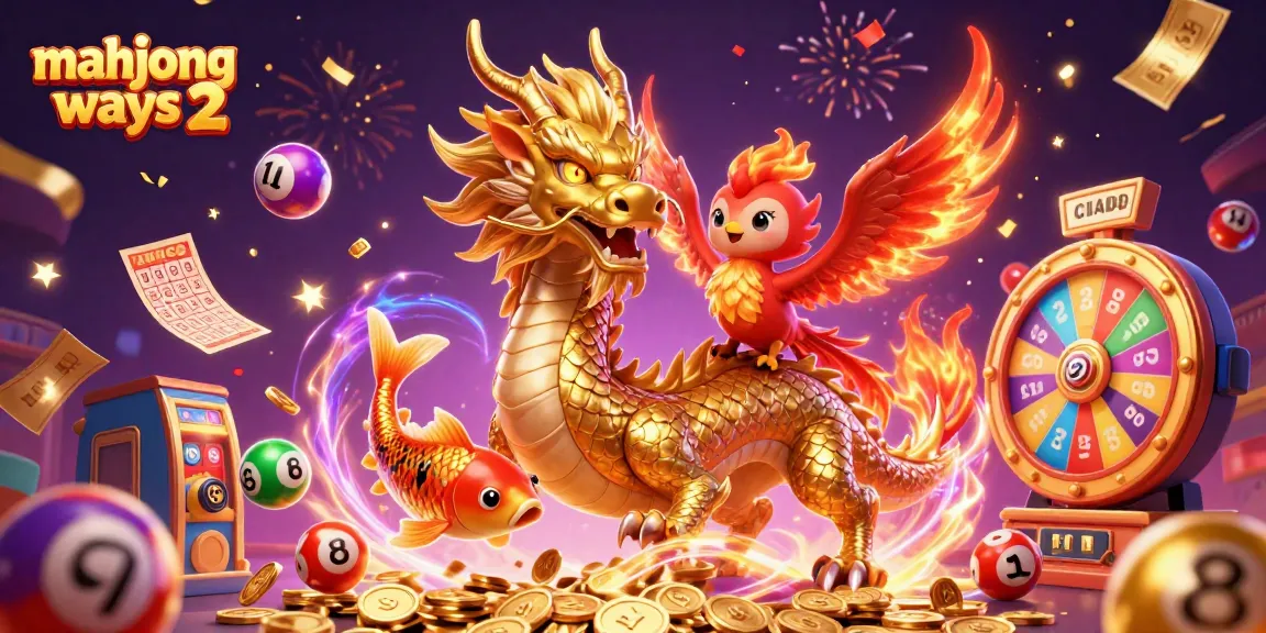 Experience mahjong ways 2 with a golden dragon and captivating 3D casino elements!